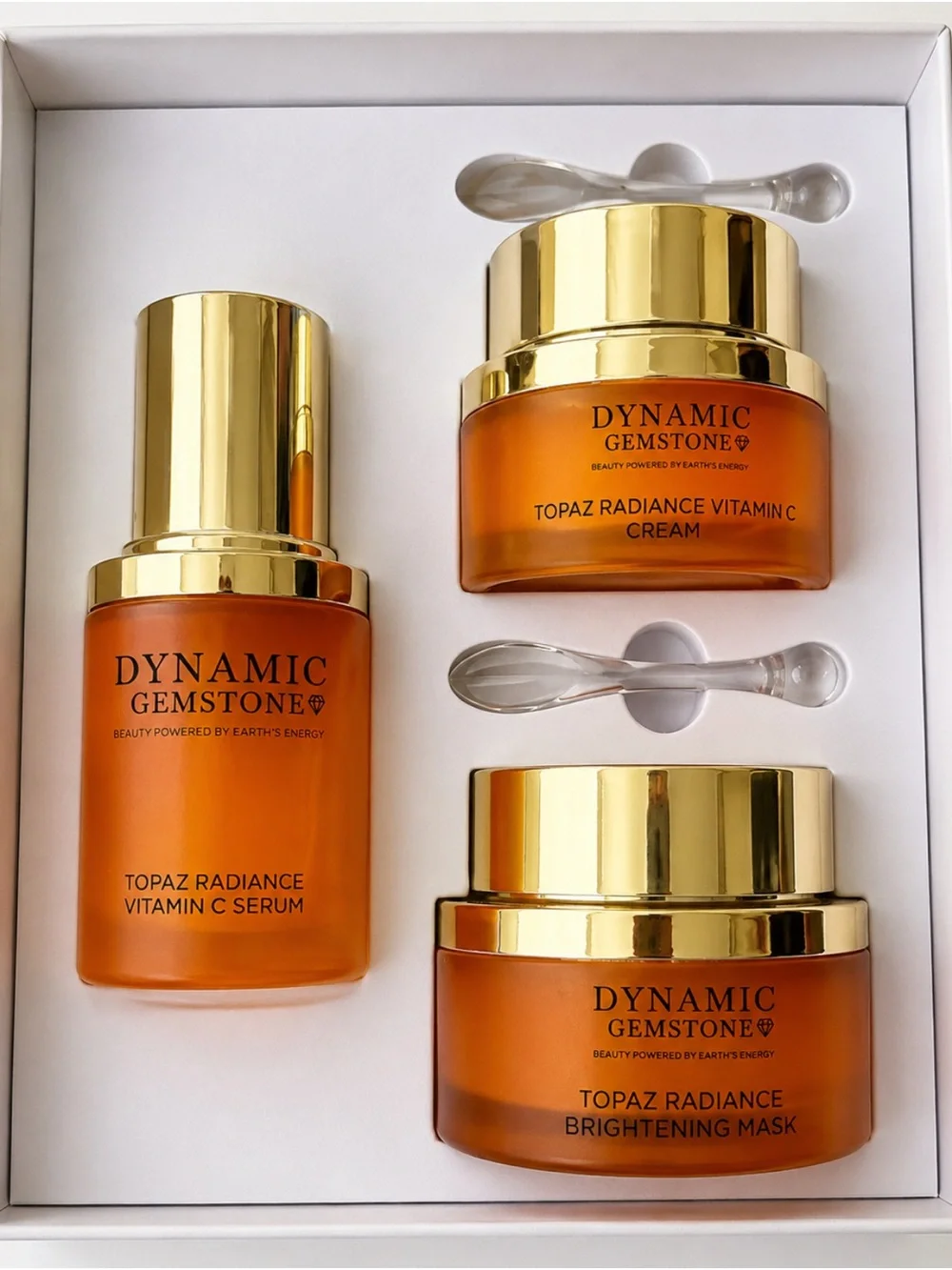 Topaz Radiance Vitamin C Serum & Cream Set - Orange